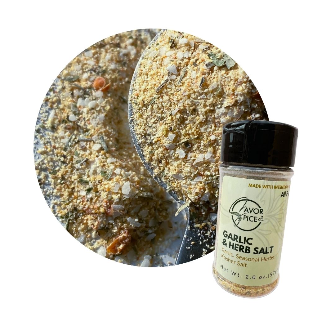 Spicy Garlic + Herb Salt