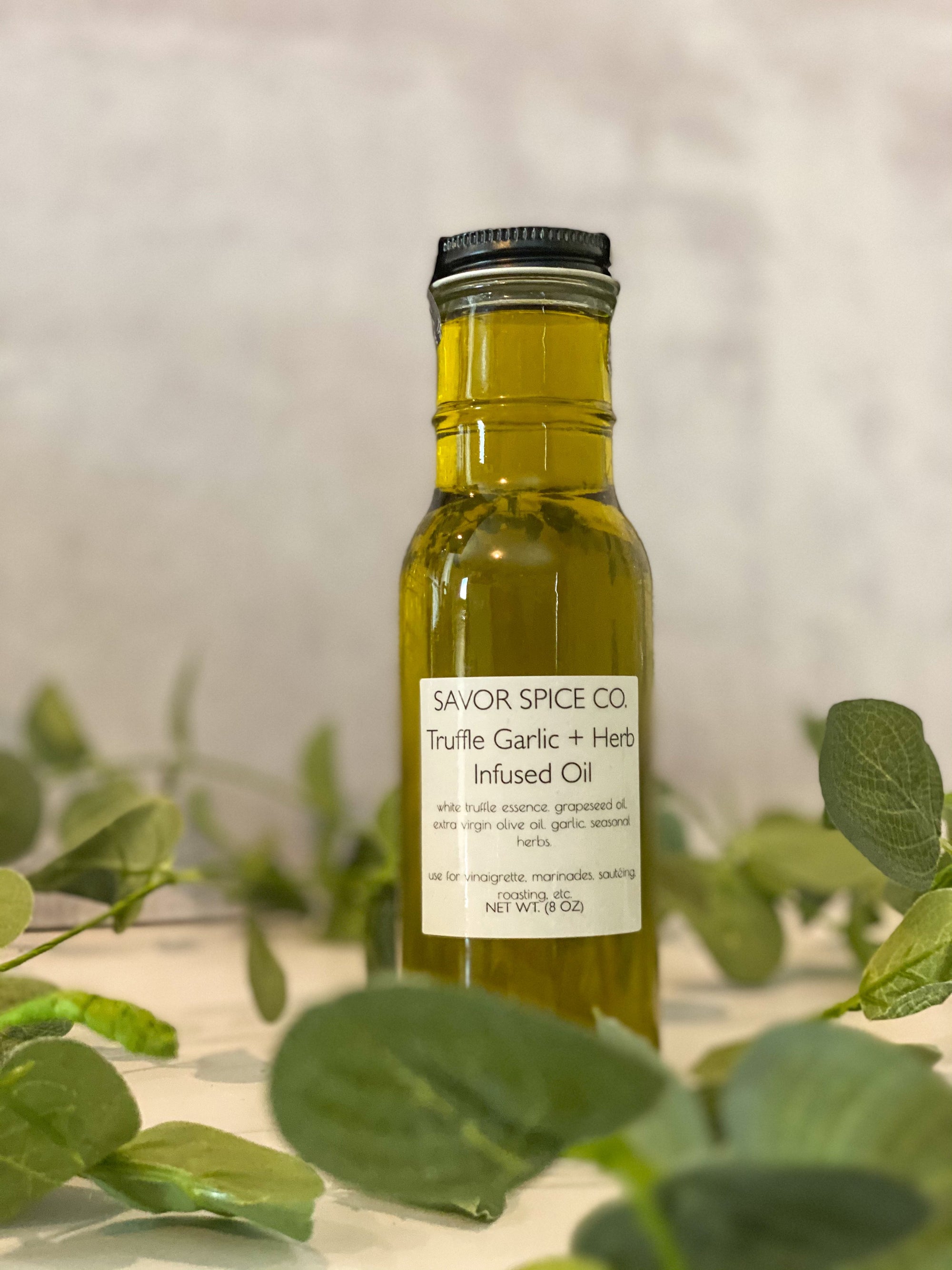 Truffle Garlic + Herb Oil Oils Savor Spice Co. 